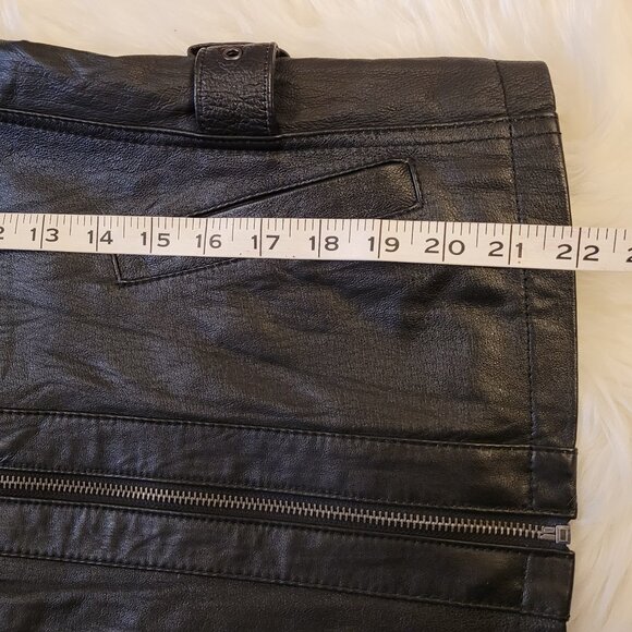 URBAN BEHAVIOR  Black Leather Moto Jacket- New Condition! - Picture 9 of 9